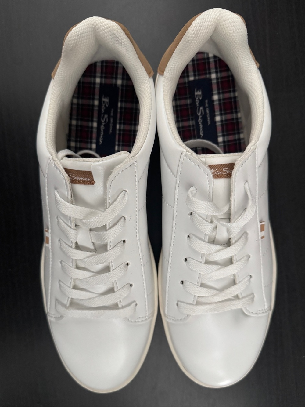 Ben Sherman Mens Hampton Lace Up Sneakers Shoes Casual